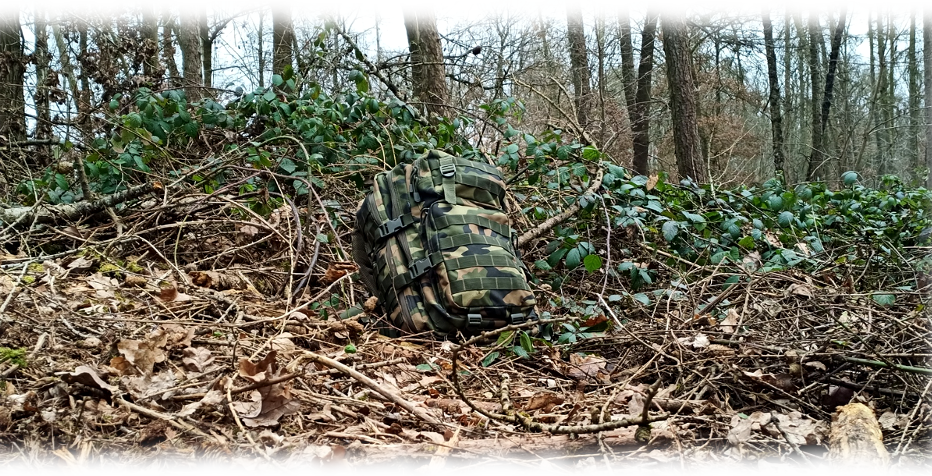 Bushcraft Rucksack in Naturfarben