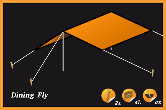 Tarp Dining Fly Setup 