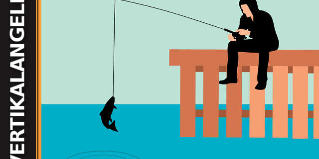 vertikalangeln Vertikalangeln - senkrecht statt in die Weite