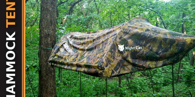 Hängemattenzelt Leitfaden und Praxistest des Night Cat Modells