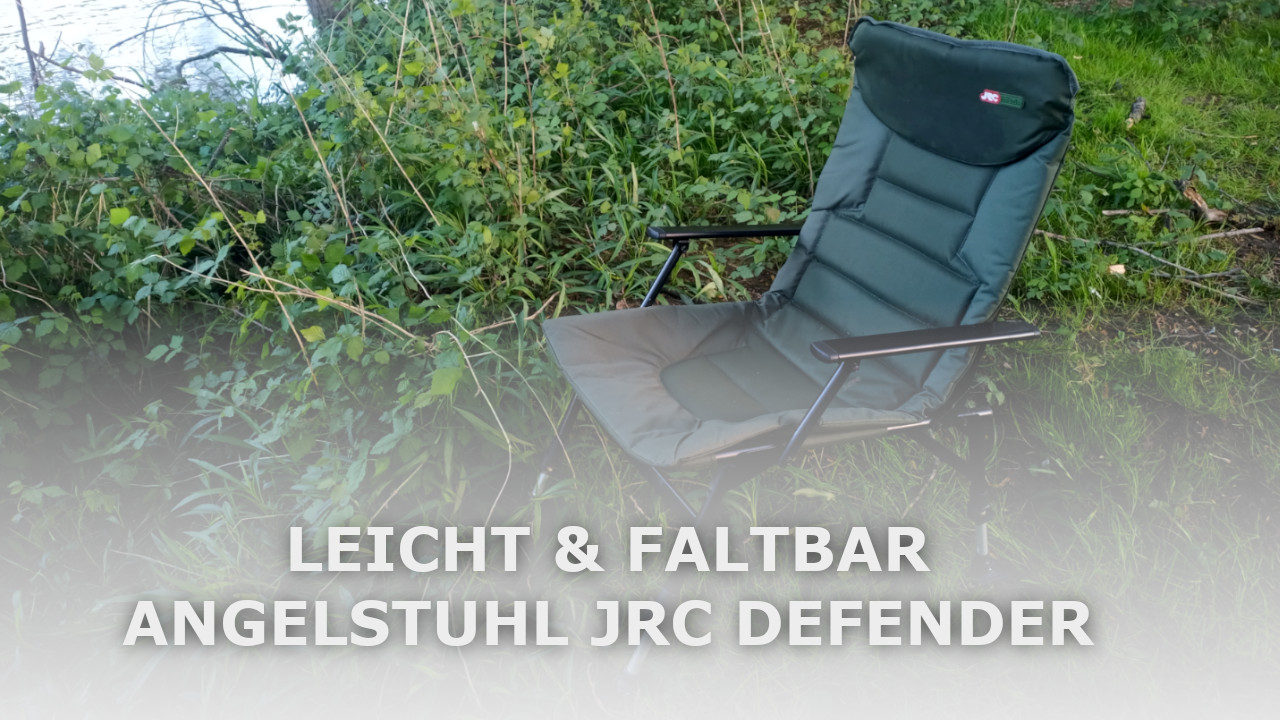 JRC Defender im Test: Ein faltbarer und leichter Angelstuhl der überzeugt